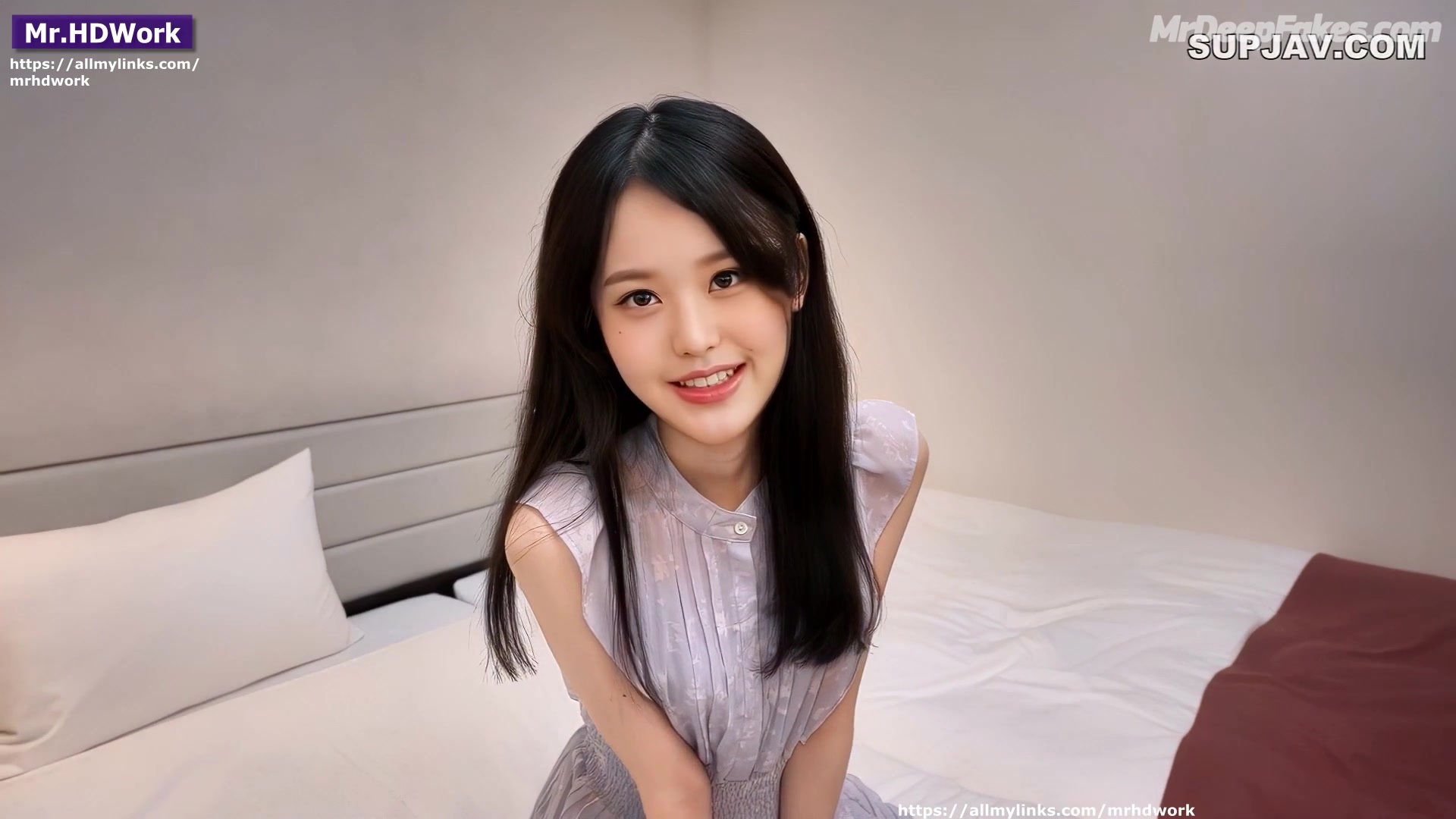 Modest cutie Wonyoung IVE is completely naked (アイヴ 本物の偽物)
