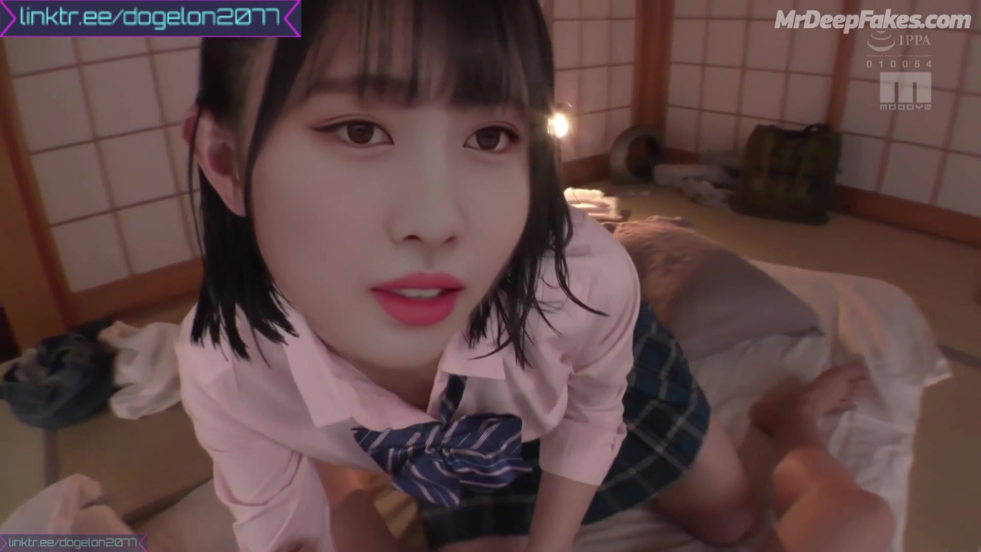 Schoolgirl was fucked by math teacher – fake Momo / トゥワイス セックスシーン