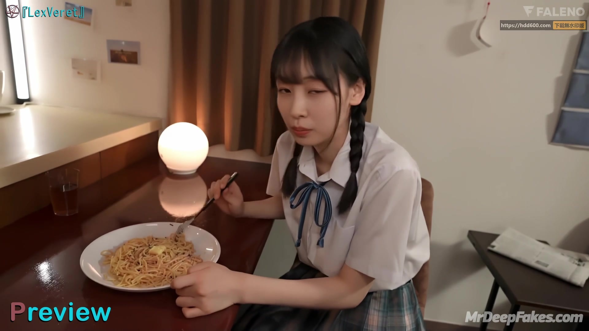 Sexy schoolgirl Arin made her first blowjob, pov sex tape (아린 오마이걸)