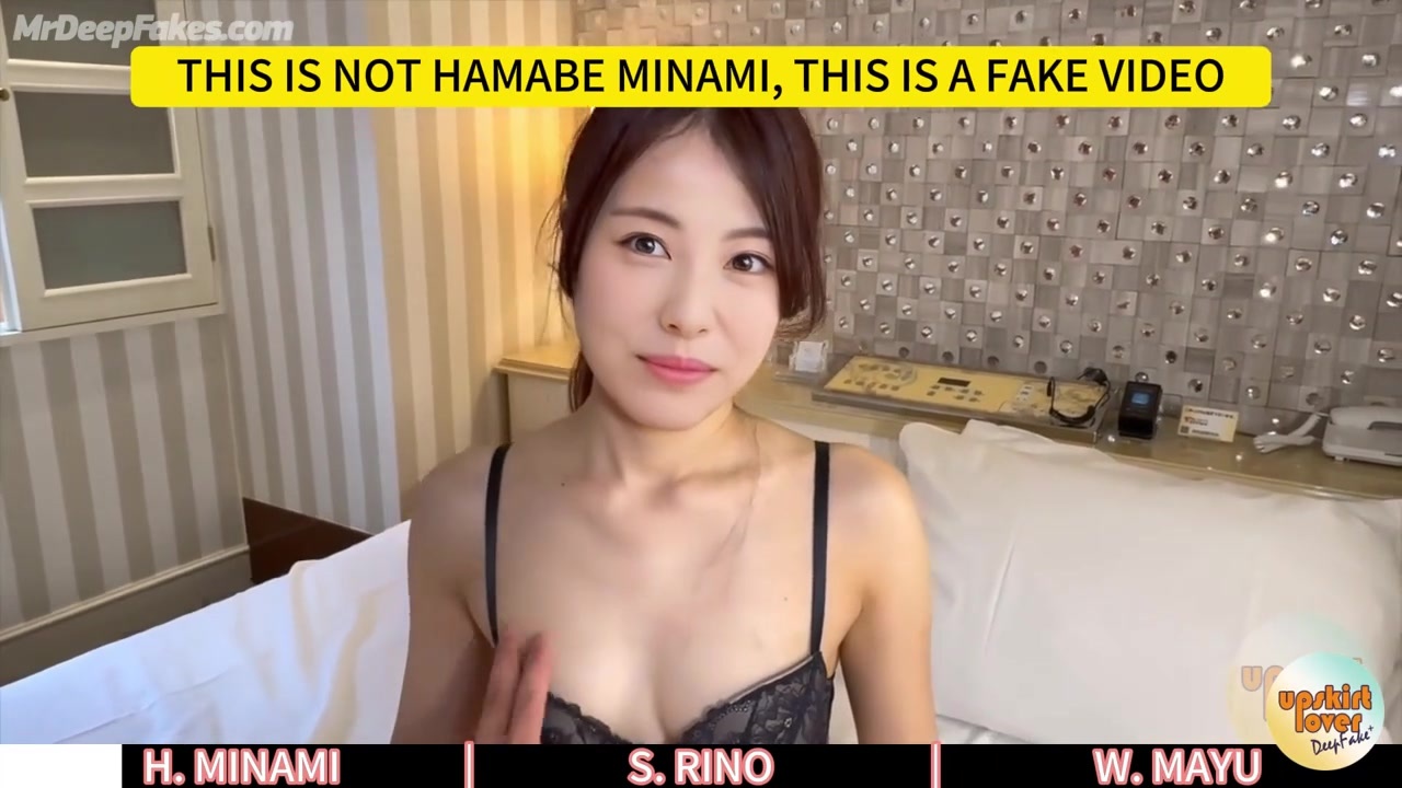 Fake Minami Hamabe, Rino Sashihara, Mayu Watanabe fucked sweet 浜辺美波 人工知能