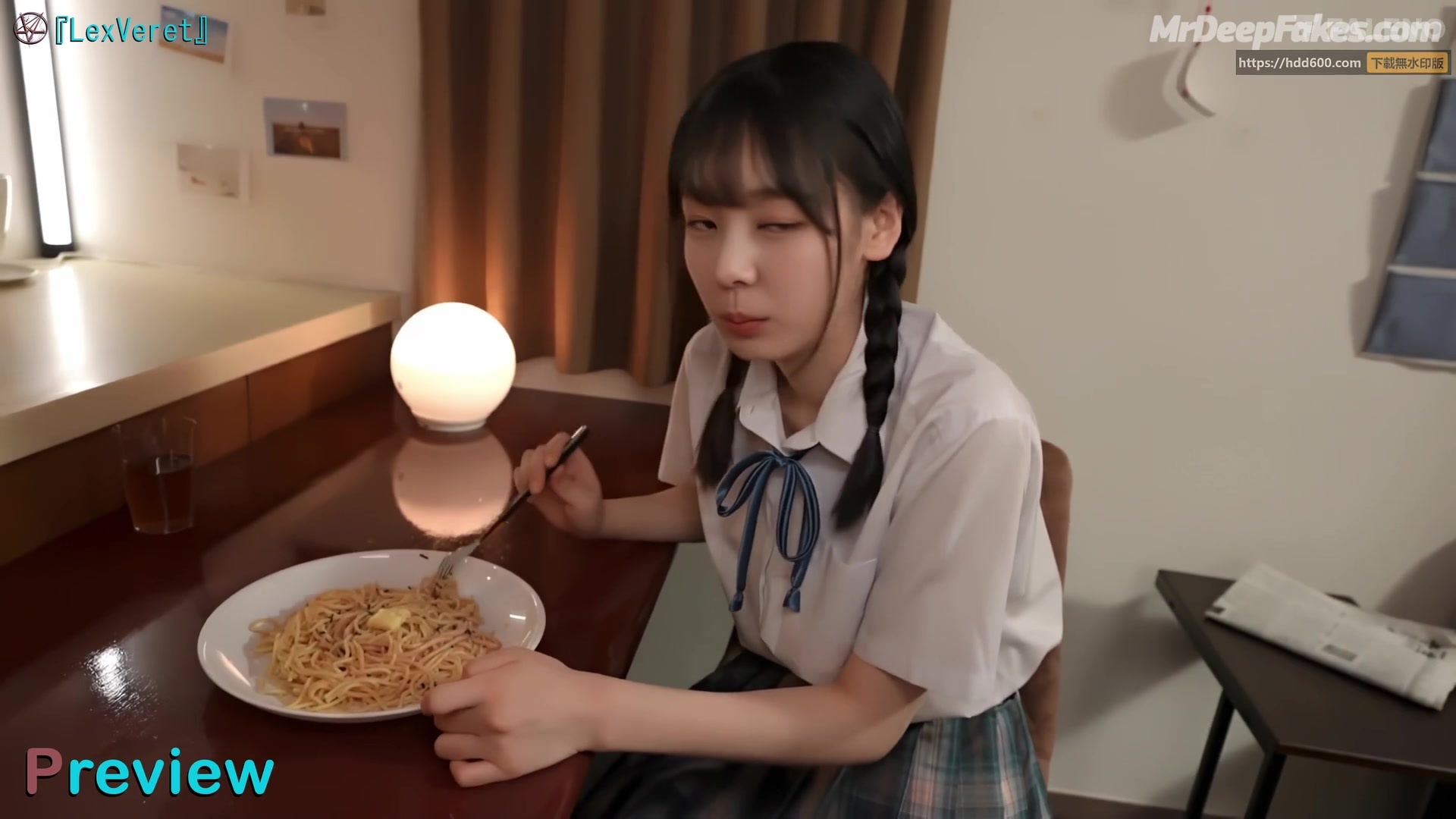 It was an interesting experience of oral sex / Lia (리아 있지) fake erotic