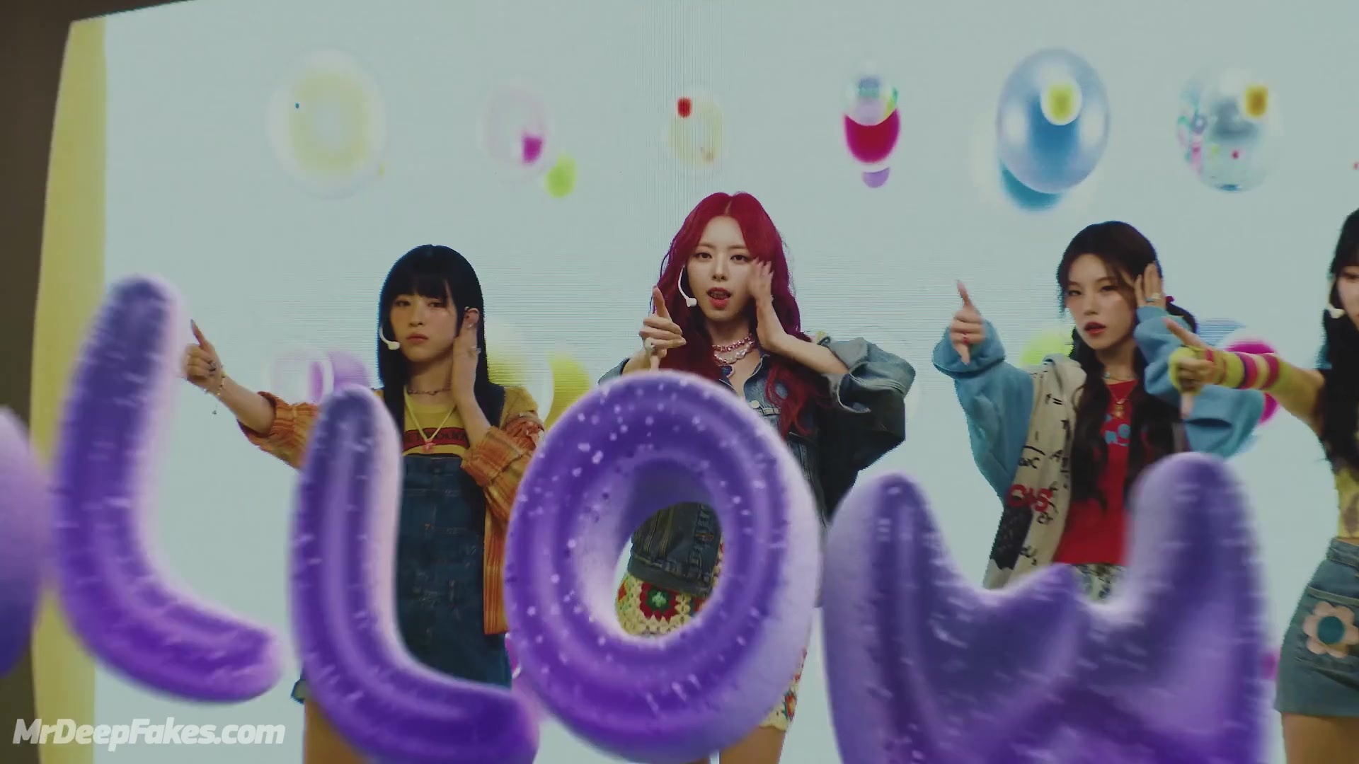 Look what ITZY girls do behind the scenes / 있지 딥 러닝 프로그램 / pmv face swap