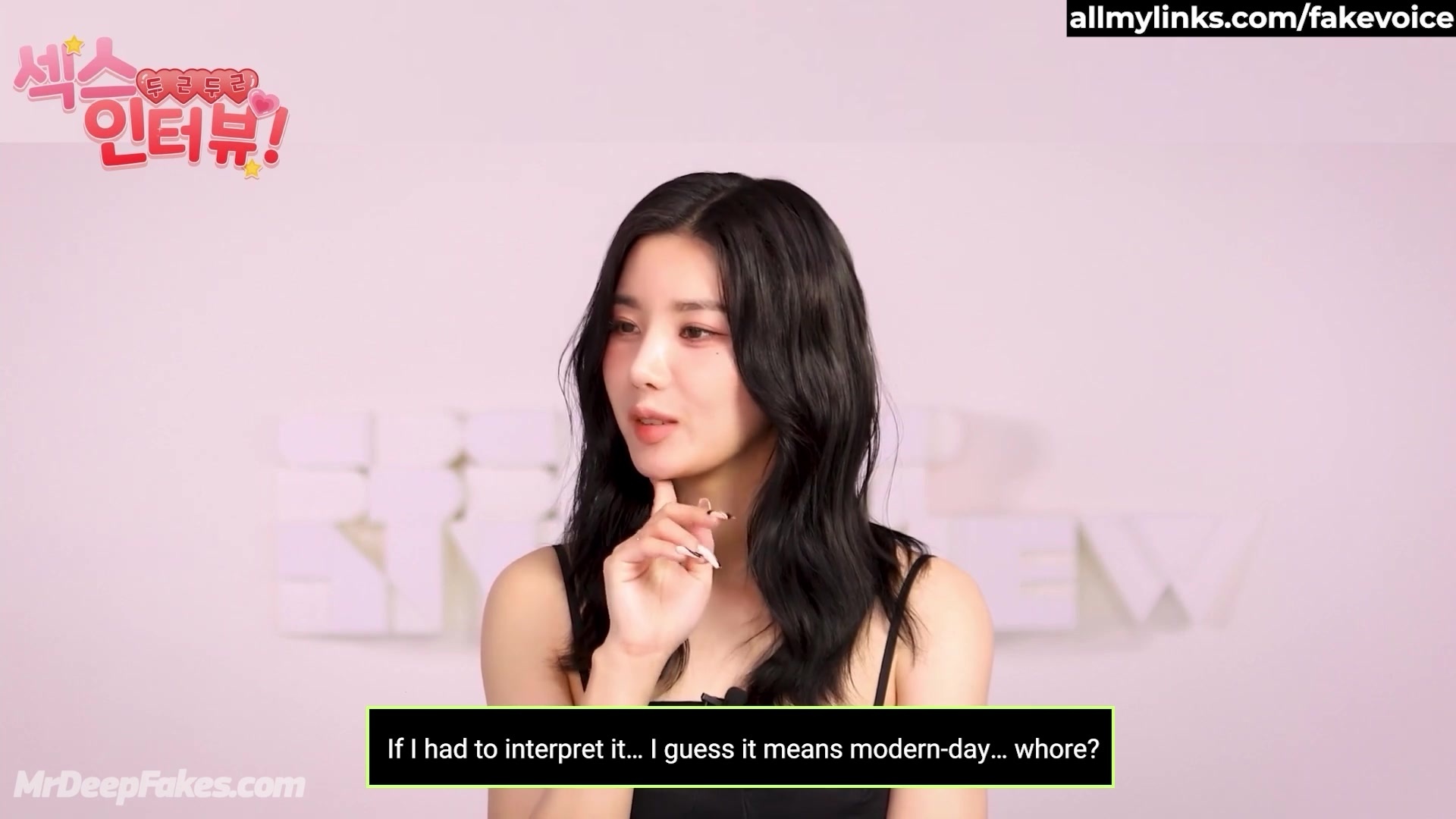 Pretty girl Eunbi (アイズワン フェイクポルノ) wants to be your mature lover – A.I.