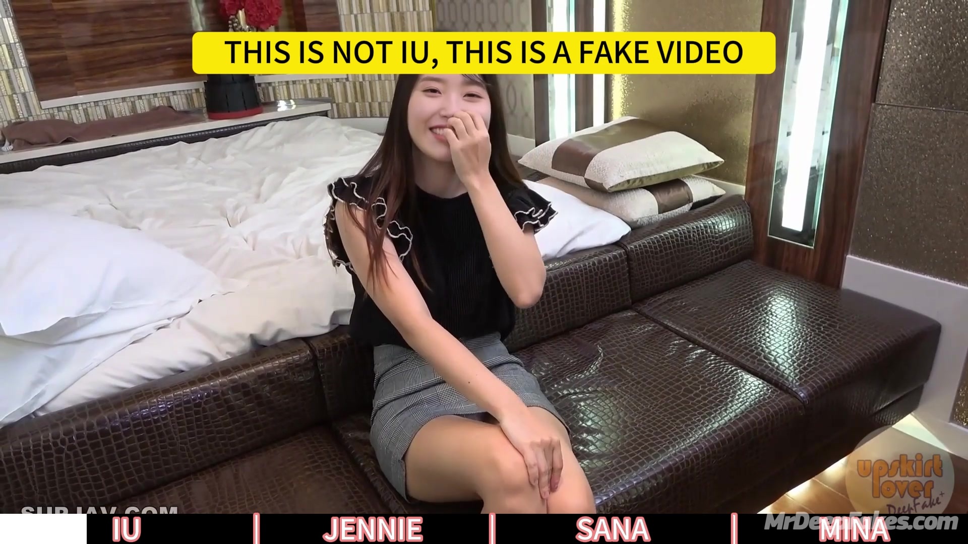 IU and Jennie x Momo x Sana サナ took part in one 性別 incredible sex video