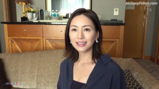 She knew how her visit to him would end, fake Haruka Igawa (井川 遥 フェイクポルノ)