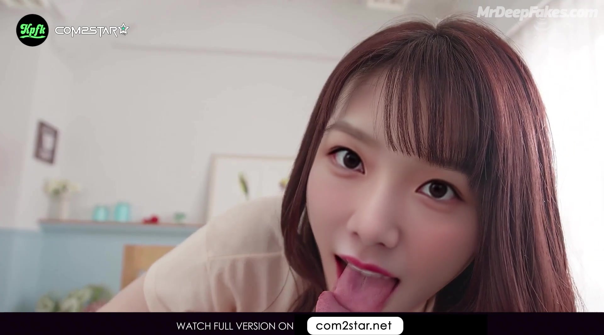 Fake Taeyeon (少女時代 ディープフェイクビデオ) is going to fuck you after hot kisses