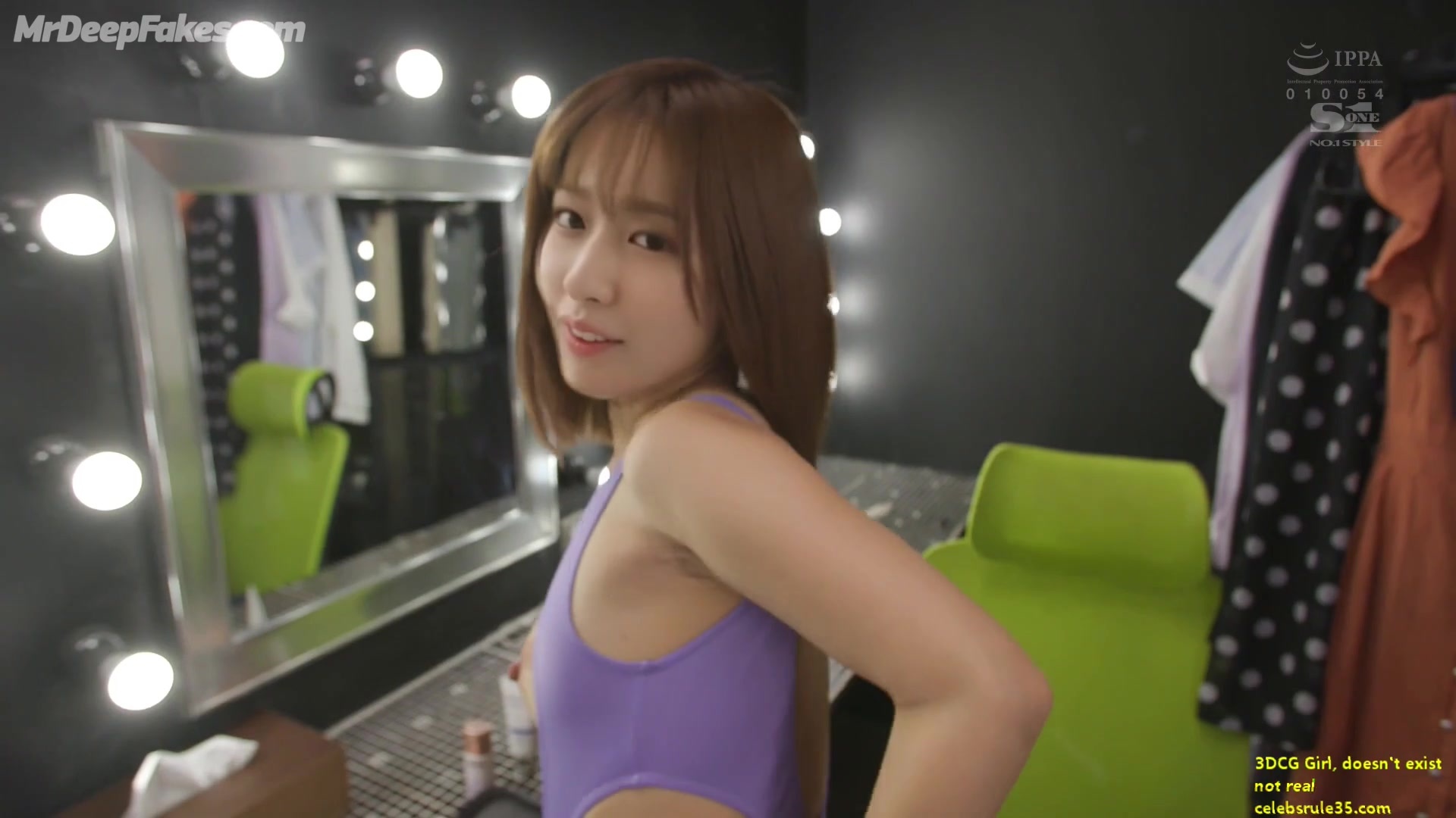Quick fuck in the dressing room before a concert アイズワン アダルト Yujin A.I.