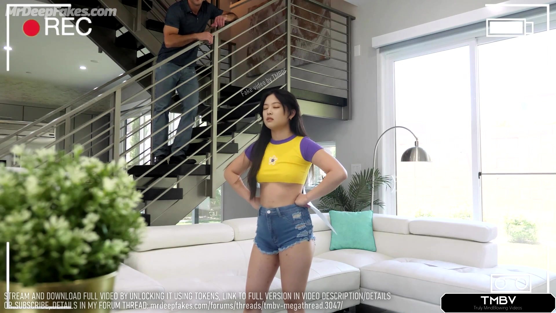 제니 블랙핑크 Jennie fakeapp – she wore this underwear for her daddy