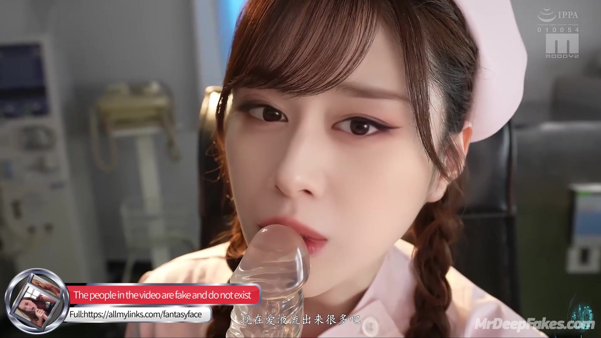 Horny nurse wanna play with her patient with a dildo / Jiyeon (지연 티아라) ai